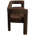 thumbnail image 5 of Meridian Furniture Athena Brown Velvet Bench, 5 of 25
