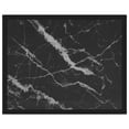 thumbnail image 2 of vidaXL Table Console Noire 50x40x40 cm Verre Trempé, 2 of 4