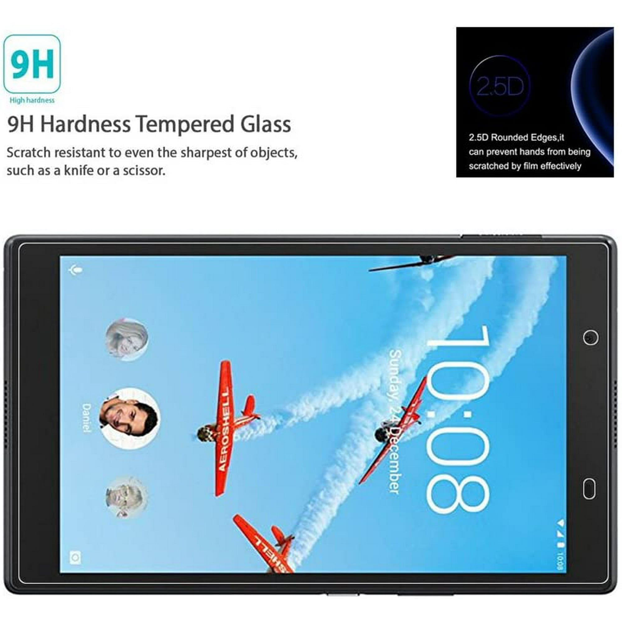 pack) Lenovo Tab inch Tablet Screen Protector,9H Hardness
