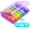 Purple, variant on Weekly Pill Organizer 3 Times a Day, Color-Coded for Easy Tracking | Large 7 Day Pill Box 3 Times a Day, Portable Pill Case for Medication, Vitamins, Fish Oil and Supplements, Dual Protection