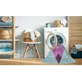 thumbnail image 2 of Ahgly Company Machine Washable Indoor Rectangle Transitional Coral Blue Area Rugs, 4' x 6', 2 of 7