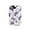 Lavender-colored Butterfly Pattern, variant on Foldable Laundry Hamper Bag with Handles Dirty Clothes Basket 12.6" x 11" x 22.7" Fox Skull