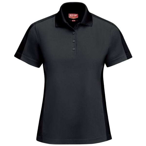womens black polo shirt walmart