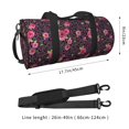 thumbnail image 2 of KLL Rose Mix Leopard 2 Duffle Bag For Men Women Sport Gym Fitness Tote Travel Training Workout Basketball Football Weekender, 2 of 6