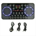 thumbnail image 1 of Tarjeta de Sonido V300 Pro Interfaz de Audio Compatible con Bluetooth Mezclador DJ Efecto Digital Consola de Reducción de Ruido Grabación USB, 1 of 5