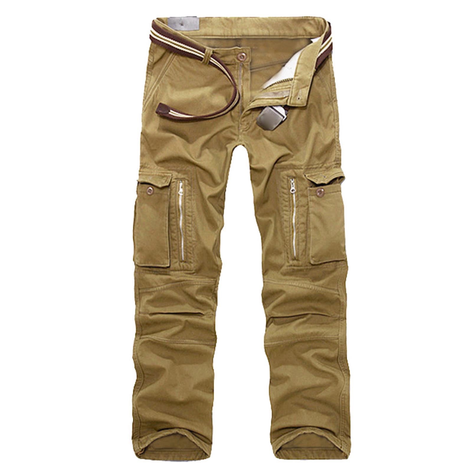 VONCOS Mens Pants Casual Fashion Casual Formal Cargo Pants Loose