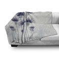 thumbnail image 3 of Thistle Soft Flannel Fleece Throw Blanket, Gardening Theme Abstract Graphic Thistles Flowers Design, Cozy Plush for Indoor and Outdoor Use, 50" x 70", Sage Green Grey, by Ambesonne, 3 of 6