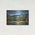 thumbnail image 3 of Luxe Metal Art 'Venice Italy Rialto Bridge at night' by Pedro Gavidia, Metal Wall Art, 36"x24", 3 of 9