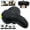 Black-#2, variant on Comfortable Bike Seat - Replacement Wide Bicycle Saddle Memory Foam Padded Soft Bike Cushion with Dual Shock Absorbing Rubber Balls Universal Fit for Indoor/Outdoor Bikes with Reflective Strip