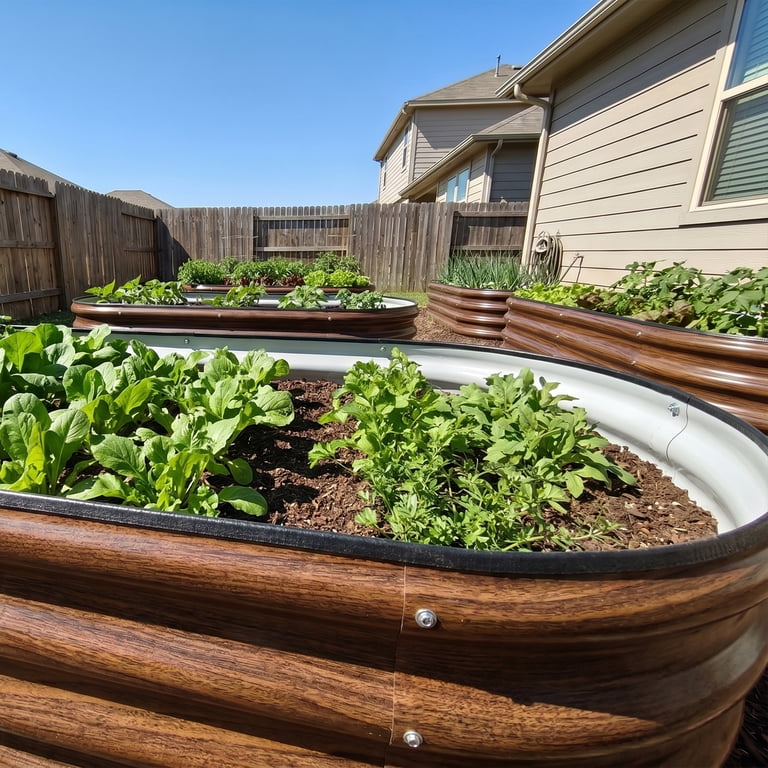 NUGRIART 4x2 ft Galvanized Raised Garden Bed (Set of 2) photo 4