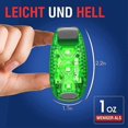 thumbnail image 3 of 2pcs Led Flashing Light, Safety Light For School Bag Bike Light, Running Light For Joggers Night Work Green, 3 of 5