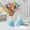 white skyblue, variant on Ceramic Vase Plastic Vase Living Room Decoration Vase Hydroponic Vase Decoration