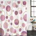 thumbnail image 2 of Pin Polka Dots Shower Curtain, Waterproof Shower Curtains for Bathroom, Modern Abstract Art Washable Fabric Bathtub Curtain Set Bath Decor with 12 Hooks Stall 36"x72", 2 of 8