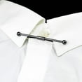 thumbnail image 2 of 3 of pack Classic Tie Collar Pin Shirt Clip Bar Brooch Formal Suit Jewelry 6.2cm, 2 of 6