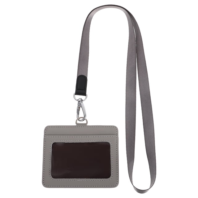 Porta credencial de PU, porta tarjetas de guardia de entrada, porta tarjetas de reunión con cordón