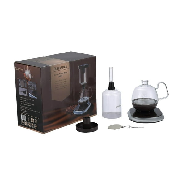 [Factory Store] QUEEN SENSE Siphon /Syphon Coffee Maker Electric Vacuum Coffee Pot CM0601