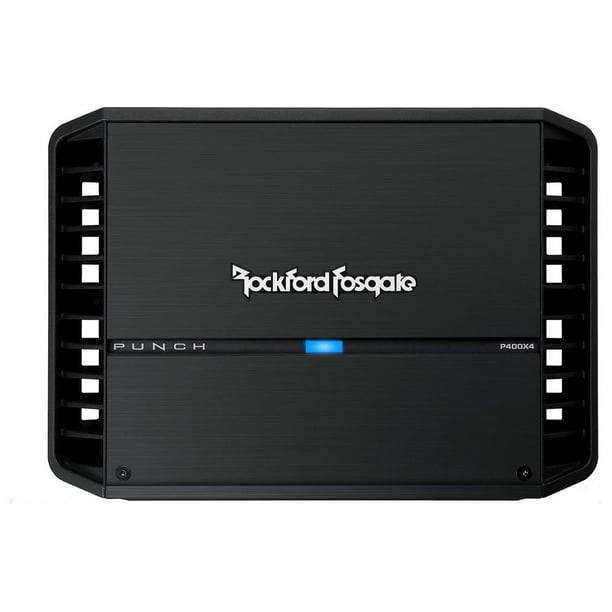 Amplificador 4 Canales Rockford Fosgate P400X4 400 Watts Clase AB Punch Series Rockford Fosgate P400X4