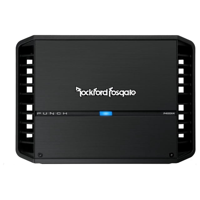 Amplificador 4 Canales Rockford Fosgate P400X4 400 Watts Clase AB Punch Series Rockford Fosgate P400X4