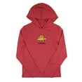 thumbnail image 3 of Maui and Sons Outside Hooded Long Sleeve Sun Shirt for Girls Made With 50+ UPF Protection Moisture Wicking Fabric Designed for Everyday Comfort, 3 of 4