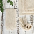thumbnail image 3 of BalsaCircle 5 Pieces Cream 21" Cheesecloth Gauze Cotton Table Napkins, 3 of 8