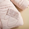 thumbnail image 5 of LIaqionyy Kids Girls Winter Dress Coats Fuzzy Hooded Plush Fleece Lined Jackets Windproof Waterproof Warm Outwear, 5 of 9