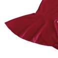 thumbnail image 4 of Children Autumn Velvet Flare Pants Solid Color Elastic Waistband Trousers, 4 of 9