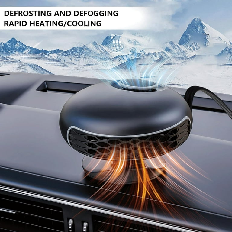 2 in1 Fast Heating and Cooling Car Heaters Portable Car Heater 12v Car Heater and Defroster Car Heater That Plugs into Cigarette Lighter 360 Degree