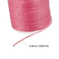 thumbnail image 3 of Unique Bargains Dark Pink Polyester Waxed Leather Sewing Thread, 98 Yards, 3 of 5