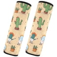 thumbnail image 2 of ALAZA Cactus Car Seat Belt Adjuster Neck Covers Shoulder Cushions Pads S, 2 of 8