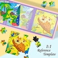 thumbnail image 3 of 3 In 1 Magnetic Puzzle Book, Foldable Magnetic Puzzle Toddler Travel Toy, 3 of 5