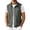 Army Green, variant on Men's Lightweight Outdoor Vest Full-Zip Waterproof Sleeveless Jacket for Travel Hiking Running Golf