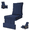 Navy blue, variant on Outdoor Recliner Replacement Cushion, Only cushions, Fade Resistant Patio Furniture Cushions, High Back Deep Seat Sofa Cushion