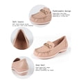 thumbnail image 6 of Mepaouo Leather Loafers for Women Comfort Slip on Dressy Shoes Arch Support Nurse Work Walking Flats, 6 of 8