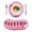 Pink, variant on 13 Inch Round Placemats Set of 6, Happy Valentine's Day Non Slip Heat Insulation PP Table Mats, Love Hearts Romantic Gray Wooden Washable Place Mats for Kitchen Dining Party Table Decor