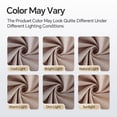 thumbnail image 2 of TURKIO 2 Panels 100% Blackout Linen Curtains for Living Room,Sun-Reflective Thermal Insulated Rod Pocket Curtains,52x84 inch, 2 of 8
