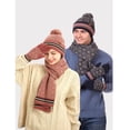 thumbnail image 4 of Wiland Hat Scarf and Glove Set, Women Winter Hats 3-Piece, Beanie Neck Warmer and Touchscreen Gloves for Women, 4 of 6