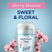Secret Aluminum Free Deodorant for Women, Cherry Blossom, 2.4 oz