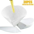 thumbnail image 1 of Fryer Oil Filter Cone Filters Non-Woven Filter Cones Cooking Oil Filter Cones Maple Syrup Filter Set Cones Filter for Kitchen Restaurants Cafes Food Trucks Hotels, 1 of 11