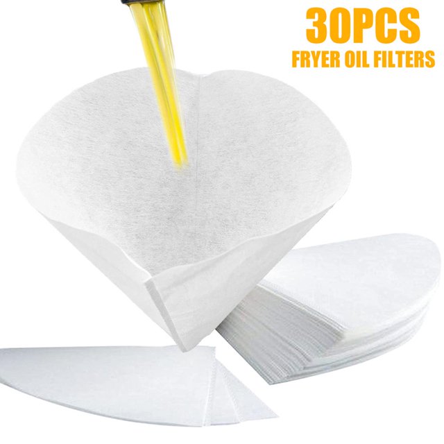 Fryer Oil Filter Cone Filters Non-Woven Filter Cones Cooking Oil Filter Cones Maple Syrup Filter Set Cones Filter for Kitchen Restaurants Cafes Food Trucks Hotels