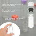thumbnail image 4 of Uxcell Clear Glass Sample Vials, Liquid Bottles 20pack Black 10ml, 4 of 7