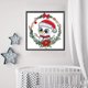 thumbnail image 5 of 5D DIY Taladro parcial con forma especial Pintura de diamante Corona de Navidad 30x30cm, 5 of 9
