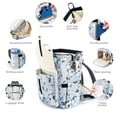 thumbnail image 3 of Mochila para pañales LitBear Fashion de gran capacidad, 3 of 7