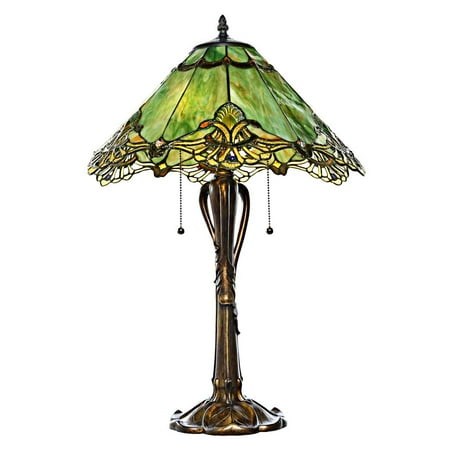 River of Goods Victorian Stained Glass Table Lamp