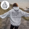 thumbnail image 5 of vigerkar Hoodies With Letter Print Long Sleeve Sweatshirts Pullover Casual Tops Y2K Womens Clothing (Light Gray, 4XL), 5 of 7
