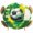 White, variant on Green Yellow Soccer Round Tablecloth 36-44 Inch Round Fitted Table Cloth with Elastic Edge, Watercolor Football Sports Waterproof Table Cover Protector for Outdoor Picnic Party Dining