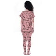thumbnail image 3 of Moomaya Womens PrintedNightwearSet Pyjama Cotton Jersey Sleepwear 2 Pcs Nightdresses, 3 of 6