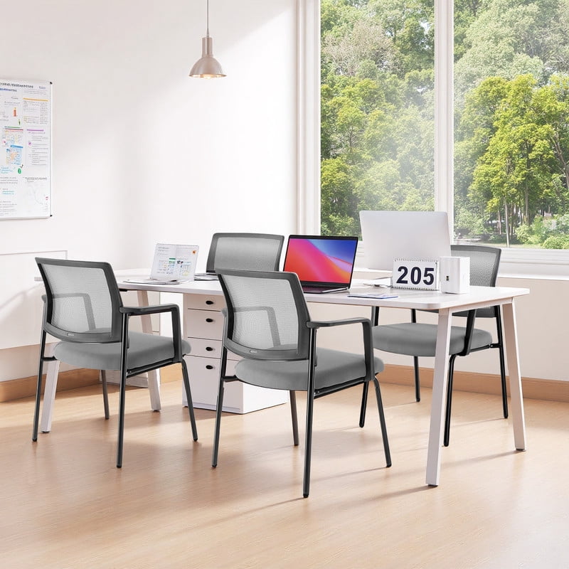 Beddle Executive Office Guest Chair,Upholstered Desk Chair with Lumbar Support and Padded Armrest, Perfect for Conference Rooms, Reception Areas, and Waiting Rooms.