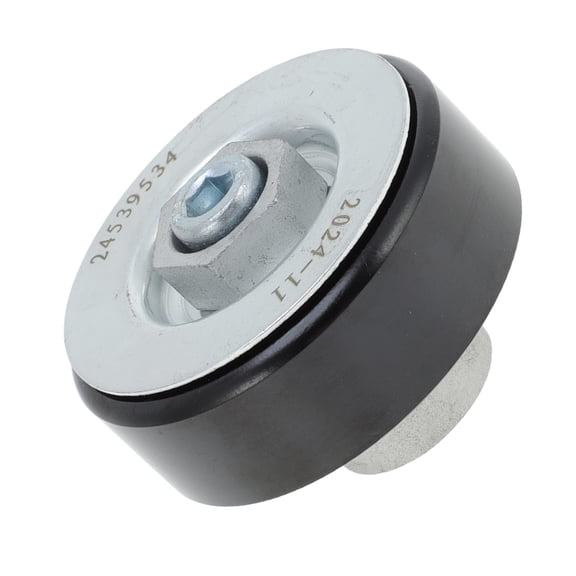 Unique Bargains Drive Belt Idler Pulley for Chevrolet Spark 2010-2015 Serpentine Tensioner Pulley Idler with Bolt Washer No.9022586 Plastic Black 1 Pcs