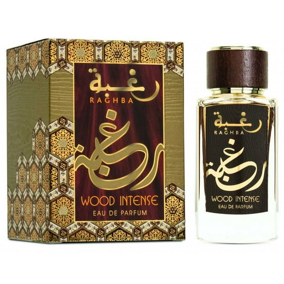 Raghba Wood Intense - Eau De Parfum Spray (100 ml - 3.4Fl oz) by Lattafa- 3 pack