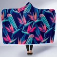thumbnail image 5 of Couverture à Capuche Motif Fleur Tropicale TF024, 5 of 5